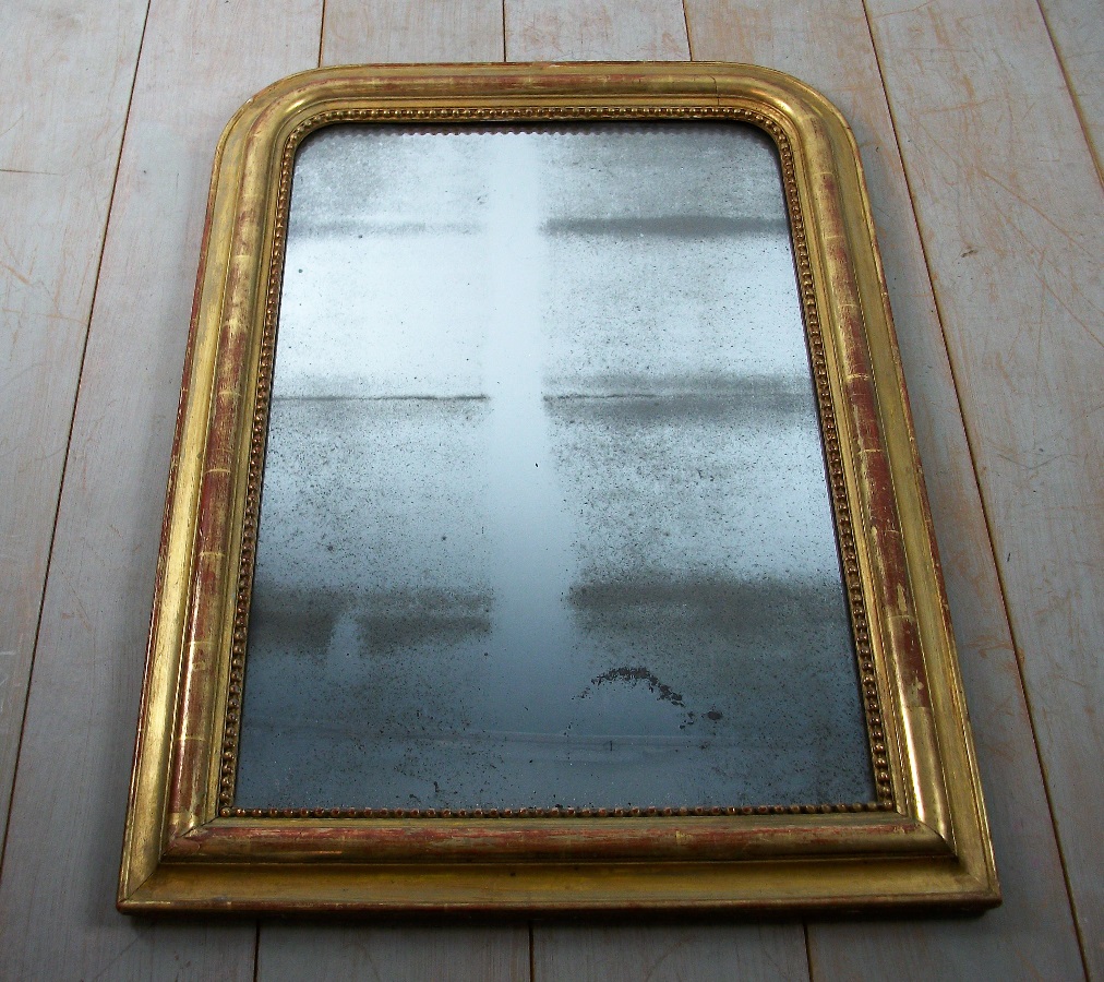 19th century French gilded mirror (1).JPG